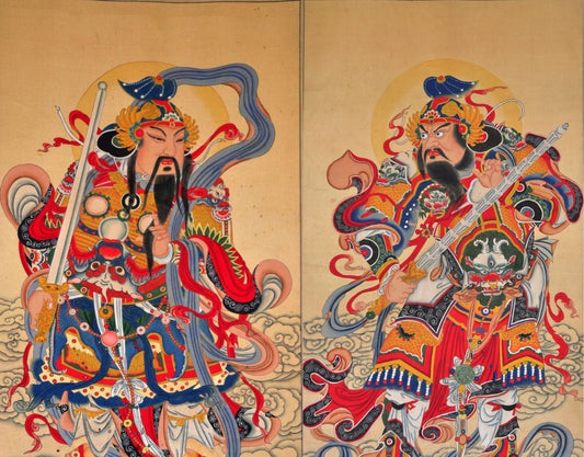 Marshal Zhao's Wealth-Attracting Talisman and Marshal Zhang's House-Protecting Talisman