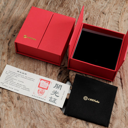 天師府祕製｜道家誅煞符太極八卦天然天縹藍水晶長串-水五行能量