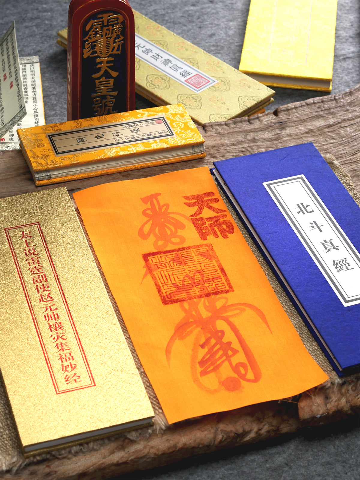 a traditional Chinese Taoist talisman, hand-drawn by a Zhengyi lineage master from Longhu Mountain. It is used to purify the home, harmonize Feng Shui, dispel negative energy (Sha Qi), and protect against illness and disasters.