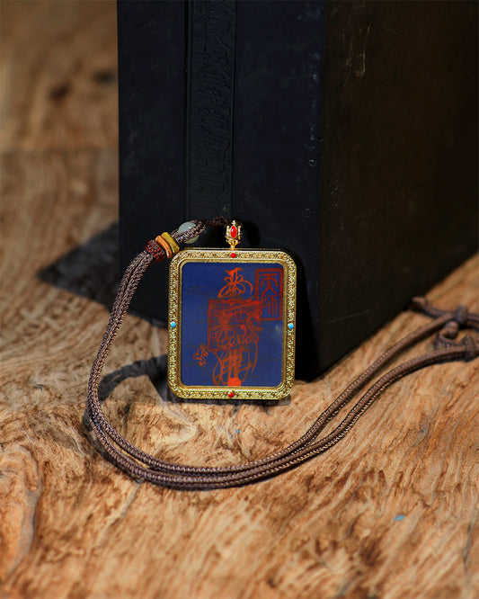 this talisman is personally hand-drawn by an orthodox Taoist master. An initiated High Priest then inscribes the talisman, channeling the sacred energy of the ancestral court, before sealing it within an exquisitely crafted Ghau box. This Peace &amp; Safety Talisman serves to protect your body and safeguard your well-being, warding off malevolent influences and neutralizing negative energy. It helps you steer clear of disasters, mitigates the impact of unforeseen accidents, and provides the wearer with comp