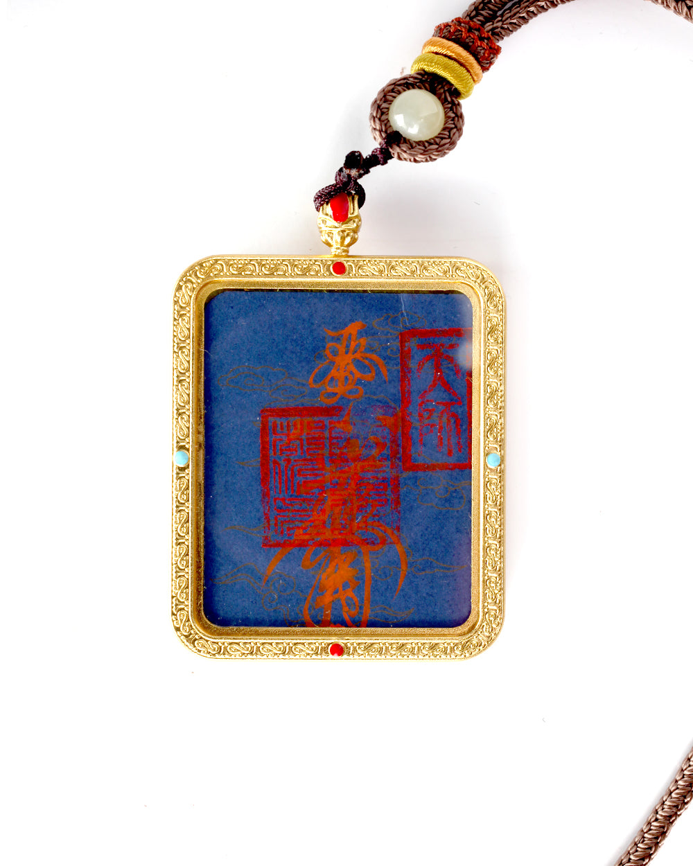 this secret evil-repelling talisman is personally hand-drawn by a resident High Priest. An initiated master then inscribes it, channeling the sacred energy of the ancestral court, before sealing it within an exquisitely crafted Ghau box.