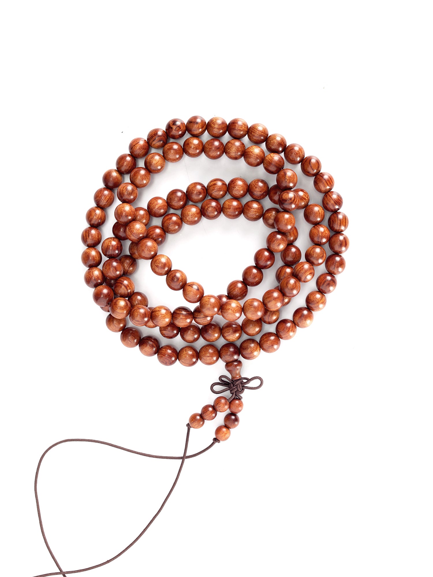 This long strand is composed of 108 thunderstruck wood beads, each one tempered by the power of natural lightning. It is created without any concrete symbols or writing, returning to the most authentic and primordial state of energy. To be wordless is to embody 'emptiness' (Śūnyatā), and thus, it can infinitely carry and resonate with your every state of mind and intention in the present moment.